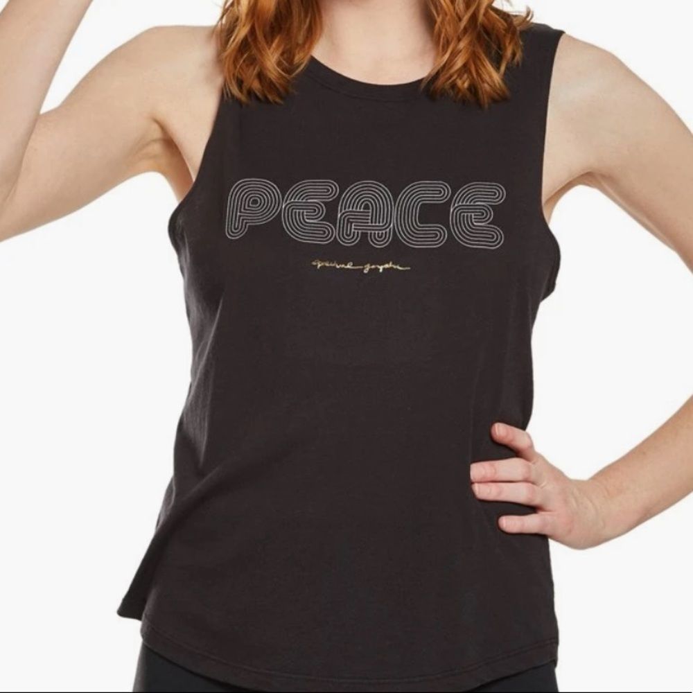Spiritual Gangster Peace Muscle Tank S